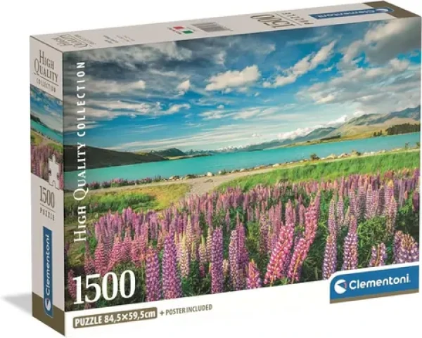 CLEMENTONI Puzzle Lupiny u jezera Tekapo