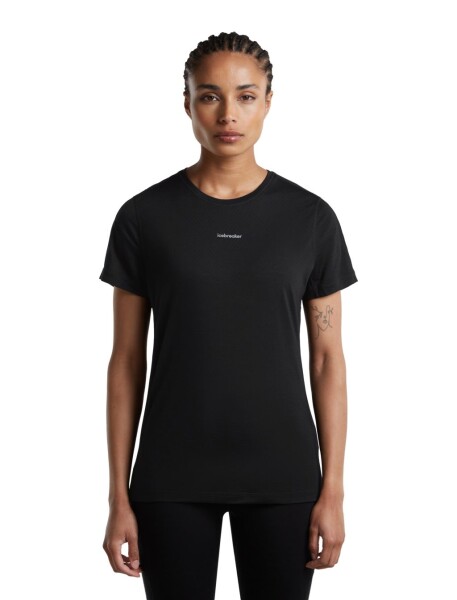 Dámské merino triko krátký rukáv ICEBREAKER Wmns Merino 125 Cool-Lite Speed SS Tee, Black velikost: S