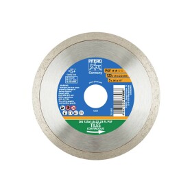 PFERD TOOLS 68300041 DG 125 x 1,6 x 22,23 FL PSF (ZA) diamantový řezný kotouč Průměr 125 mm Ø otvoru 22.23 mm obklady 1 ks
