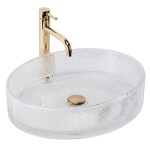 REA - Umyvadlo na desku Mirella Transparent REA-U3525