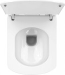 DEANTE - Anemon bílá - Záchodová mísa, nástěnná, bez okraje CDZ_6ZPW