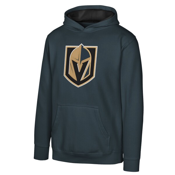 Outerstuff Dětská mikina Vegas Golden Knights NHL Prime Po Flc Hood- Home Velikost: Dětské L (11 - 12 let)