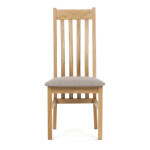 Jídelní židle, přírodní, masiv, C-2100 CRM2
