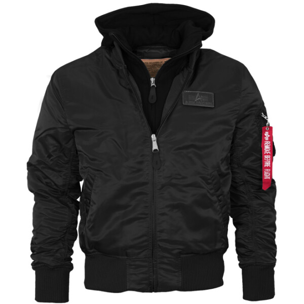Alpha Industries Bunda MA-1 D-Tec černá | černá L