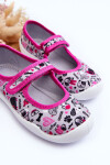 Dětské baleríny Befado 114X521 šedá-růžová 25