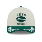 New Era Pánská kšiltovka New York Jets NFL 2025 Draft 9FORTY M-Crown A-Frame Snapback - Béžová