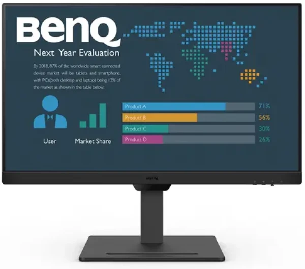 27" BenQ BL2790T černá / IPS / 1920x1080 / 16:9 / 5ms / 1300:1 / 250cd-m2 / 2x HDMI + 1x DP / VESA / Pivot / rep (9H.LMGLJ.LBE)