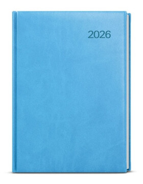Týdenní diář 2026 Oskar Vivella A5 světle modrá