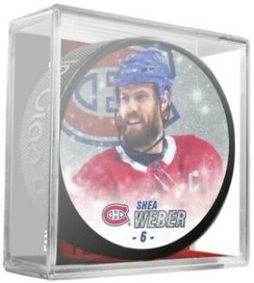 Inglasco / Sherwood Puk Shea Weber #6 Montreal Canadiens Glitter Puck