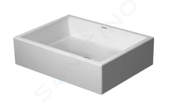 DURAVIT - Vero Air Umyvadlová mísa 600x380 mm, bez přepadu, bez otvoru pro baterii, bílá 2351600000