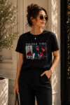 HALENKA PARISIAN VIBES černá XL