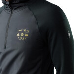 SMARTWOOL Mens Smartloft 1/2 Zip Hoodie, Black/Honey Gold (vzorek) velikost: M