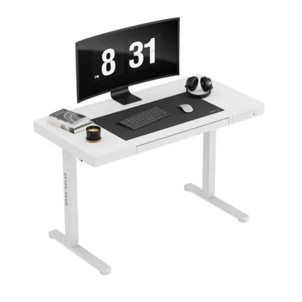 Mark Adler Leader 8.2 bílá / Kancelářský elektrický stůl / 120 x 60 x 72-118 cm / USB USB-C (MA-LEADER 8.2 WHITE)