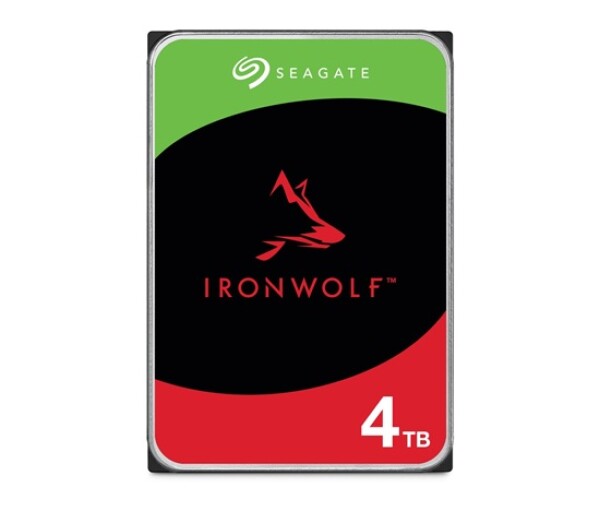 SEAGATE HDD 4TB IRONWOLF (NAS), 3.5", SATAIII, 5400 RPM, Cache 256MB EDF_612373
