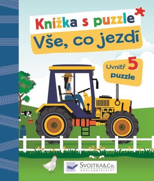 Vše, co jezdí Knížka puzzle