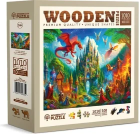 WOODEN CITY Dřevěné puzzle Fantasy zámek