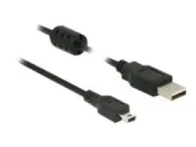 Delock černá / Kabel / USB 2.0 A (M) - mini USB B (M) / 2 m (84914)