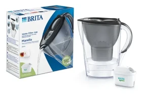 Brita Filtrační konvice Marella šedá / 1x ALL-in-1 / 1x extra ochrana proti vodnímu kameni / 2.4L (1057512)