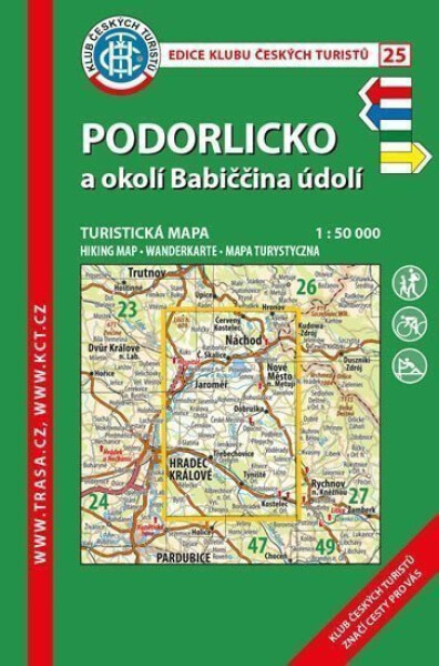 KČT 25 okolí Babiččina údolí