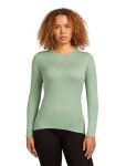 Dámské merino tričko s dlouhým rukávem ICEBREAKER Wmns 200 Oasis LS Crewe, Seaglass velikost: XS