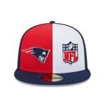 New Era Pánská kšiltovka New England Patriots NFL On-Field 2023 Sideline 59FIFTY Fitted Velikost: 7 3/4