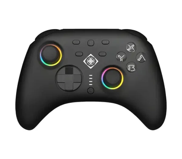 Deltaco GAM-198 černá / Gamepad / RGB / Bluetooth 5.3 / bezdrátový i kabelový / pro Nintendo Switch PC (GAM-198)