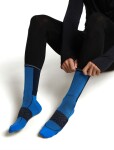 ICEBREAKER Mens Merino Run+ Ultralight Crew, Lazurite/Midnight Navy velikost: 44,5-46,5 (L)