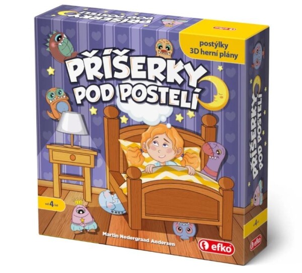 Příšerky pod postelí dětská postřehová hra