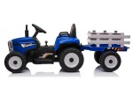 Mamido Elektrický traktor s vlečkou Blow modrý