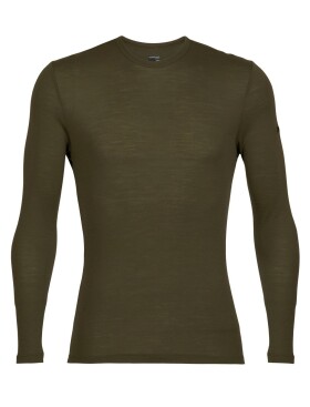 Pánské triko dlouhý rukáv ICEBREAKER Mens 175 Everyday LS Crewe, Loden velikost: XL