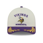 New Era Pánská kšiltovka Minnesota Vikings NFL 2025 Draft 9FORTY M-Crown A-Frame Snapback - Béžová