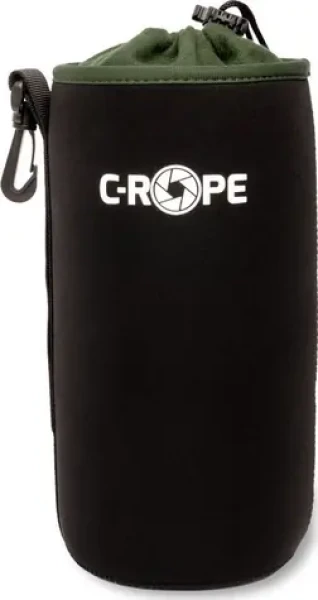 C-ROPE V2 černá, velikost XL / Fotopouzdro / Neopren / 25 × 12 cm / s karabinou (CRP-LNB-XL-BLK-2)