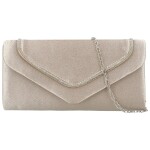 Módní dámské psaníčko Michelle Moon Selin, béžové