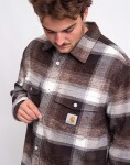 Carhartt WIP L/S Esterson Shirt Esterson Check, Tobacco S