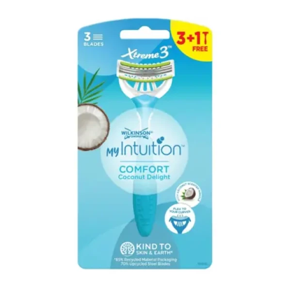 Wilkinson MY Intuition Comfort Coconut Delight jednorázová holítka dámská 3+1ks (WJD003)