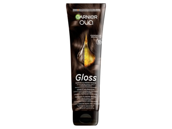 Garnier Olia Gloss Expensive Brunette barvicí vlasová maska 150 ml