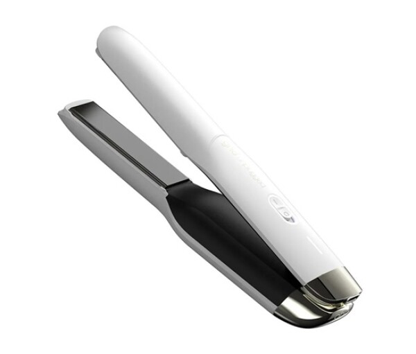 GHD Unplugged žehlička na vlasy, bezdrátová, USB-C, automatické vypnutí, bílá