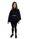 HOSH Pončo Evelora Velikost: UNI, Barva: Černá