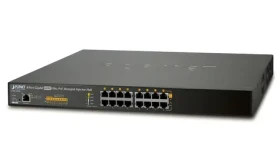 Planet UPOE-800G / PoE injektor / 8x Gigabit / IEEE 802.3bt / 400W (90W/port) / scheduler+watchdog (UPOE-800G)