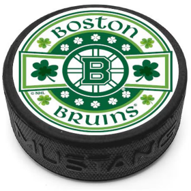 Mustang Puk Boston Bruins NHL St. Patrick's Day Puck