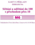 Sada kartiček M6 - sčítání a odčítání do 100 s přechodem přes 10, 1. vydání - Zdena Rosecká