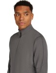 ICEBREAKER Mens Mer 260 Waffle Knit Wander LS Half Zip, Obsidian (vzorek) velikost: M