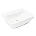 Umyvadlo VitrA Integra 55x45 cm otvor pro baterii uprostřed 7049-003-0001 7049-003-0001