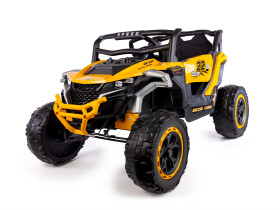 Mamido Elektrické autíčko Buggy Racing Speed 22 žluté | 4x4 | 12V10Ah | 180W | EVA | LED | 2,4Ghz | ECO kůže