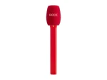 Rode Interview Micro červená / Ruční adaptér / pro vysílače Wireless GO, GO II, ME, PRO / 266mm, 80g (INTERVIEWMICRORED)