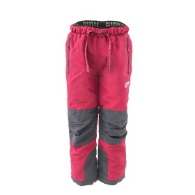 Kalhoty sportovní outdoorové, podšité fleezovou podšívkou, Pidilidi, PD1121-16, vínová - 140 | 10let