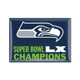 Magnet Seattle Seahawks NFL Super Bowl LX Champions Fridge
