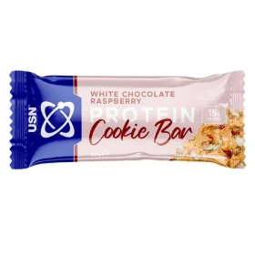 USN (Ultimate Sports Nutrition) USN Trust Cookie Bar- bílá čokoláda s malinou 60g (12475)