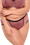 Dámské kalhotky Gaia GFP 1259 Lise S-4XL černo-růžová M