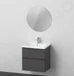 DURAVIT - Zrcadla Zrcadlo, průměr 700 mm, s LED osvětlením LM7851000000000